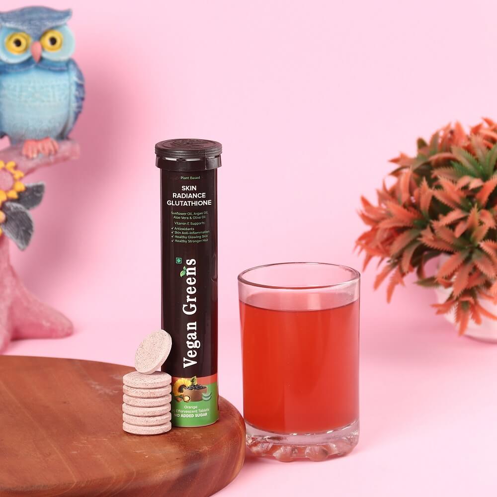 Skin Radiance Japanese Glutathione with Hyaluronic Acid, Aloe Vera, Lycopene, Vitamin E & C, Grape Seed. For Skin Whitening, Glow & Hydration