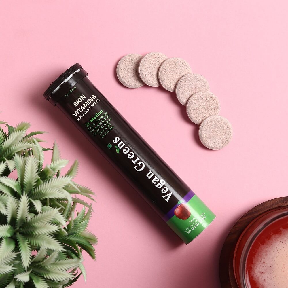 Skin Vitamins - 37 Ingredients, Herbs with Hyaluronic Acid, ALA, Lycopene, Vit. E & C. Daily Skin Hydration, Repair, Heal, Detox, Acne Control. Men & Women