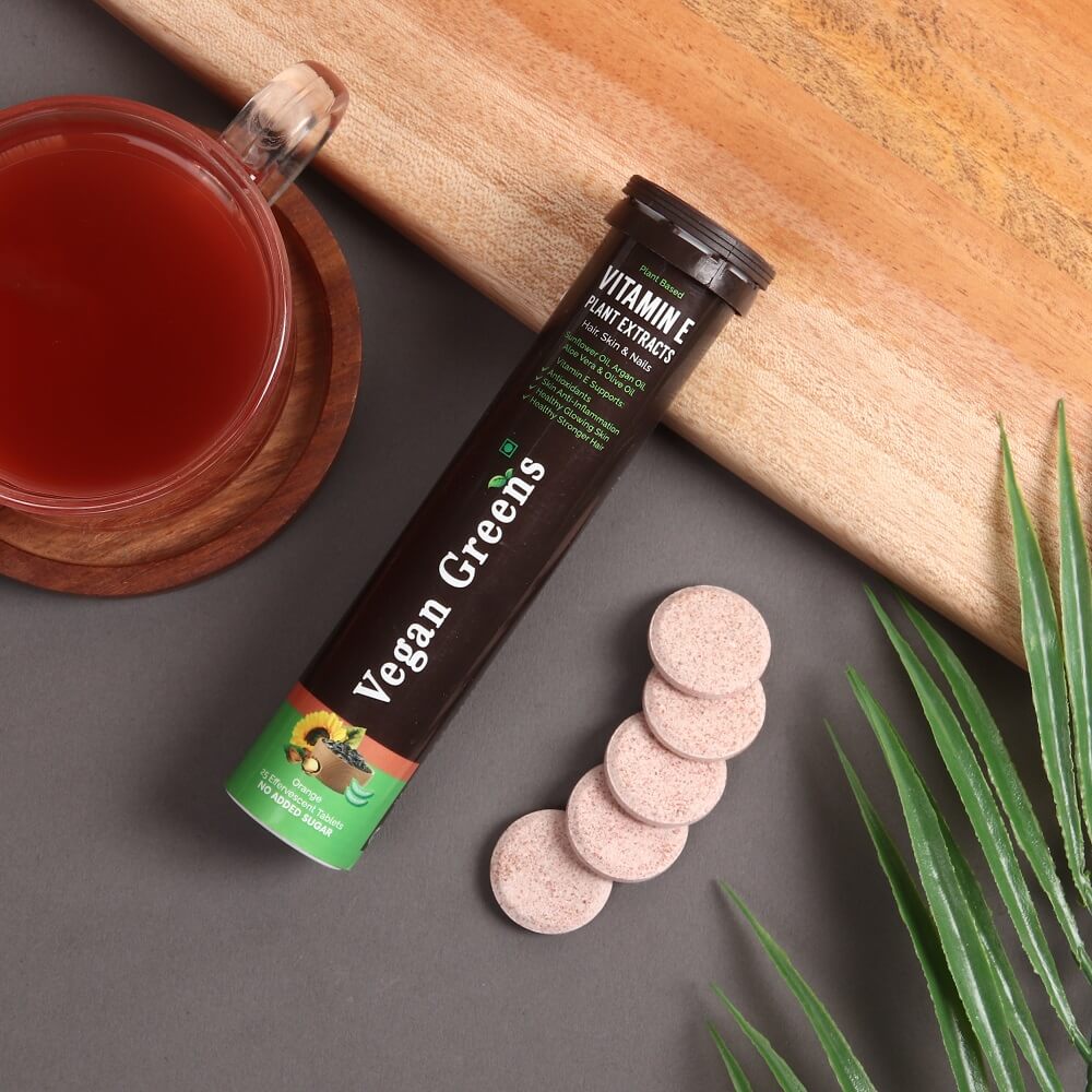 Plant Based Vitamin E for Face & Hair Growth with Sunflower, Aloe Vera, Olive & Argan Oil. For Skin Glow, Controls Inflamation, Wrinkles, Dehydration