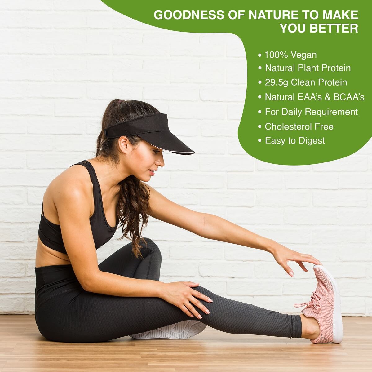 Everyday All Natural Plant Protein- Clean High Protein For Everyday Fitness.